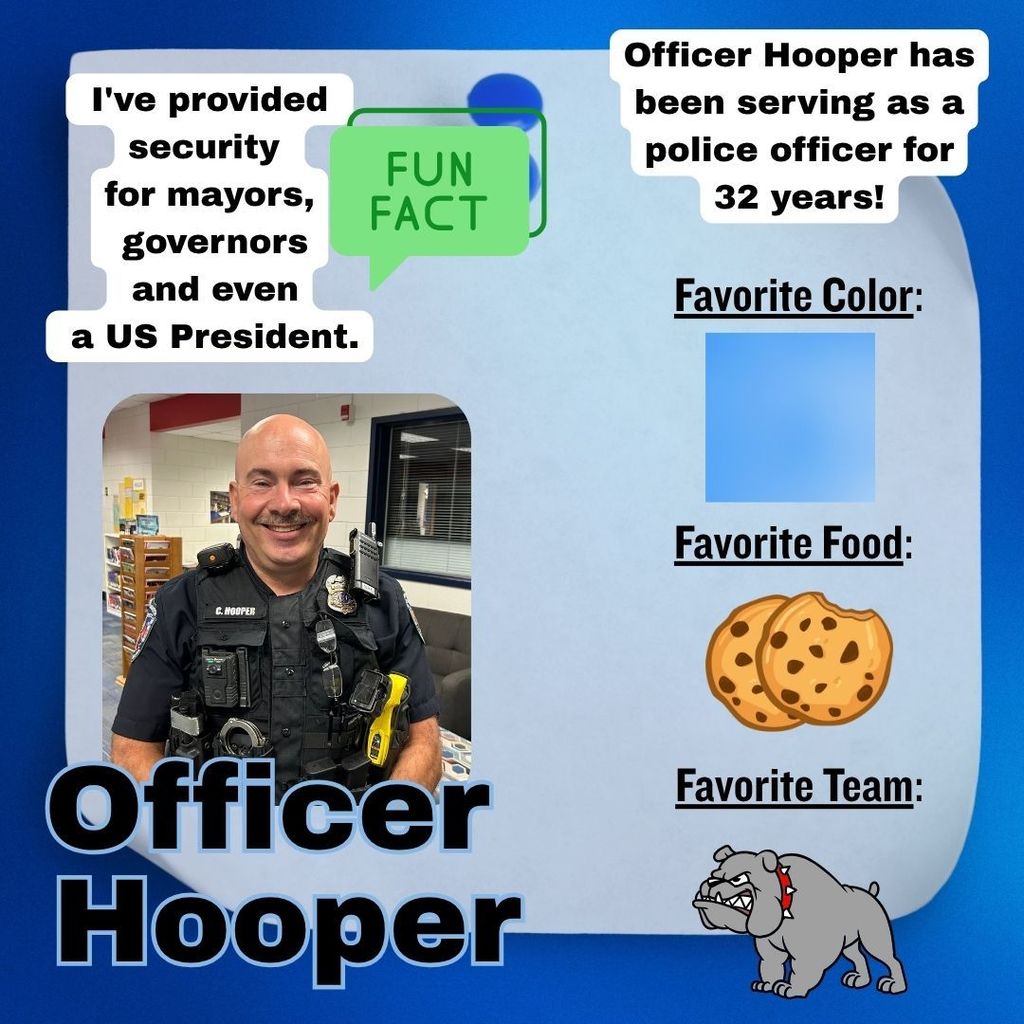 Info about Officer Hooper