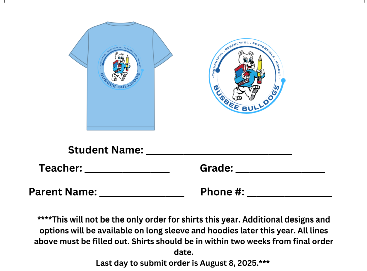 PTO Busbee Tshirt