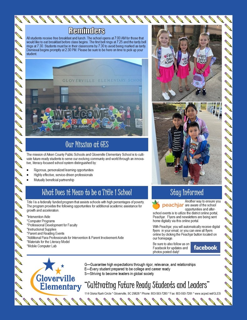 August Newsletter - Back