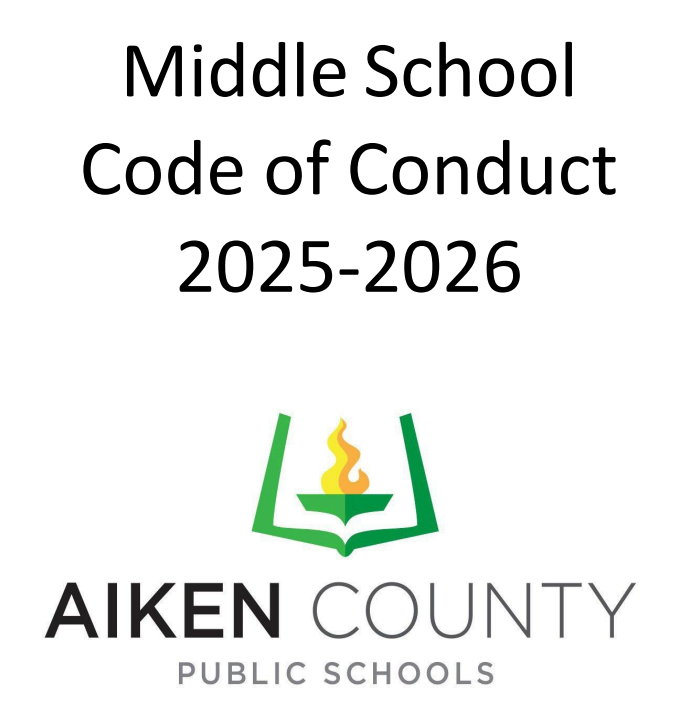 Middle School Code of Conduct Cover