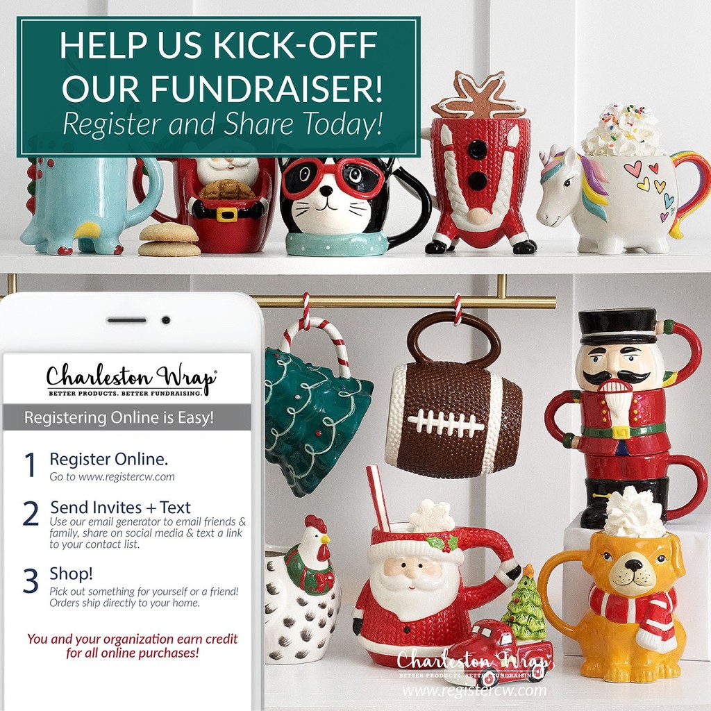 12 Christmas mugs for PTO fundraiser kickoff