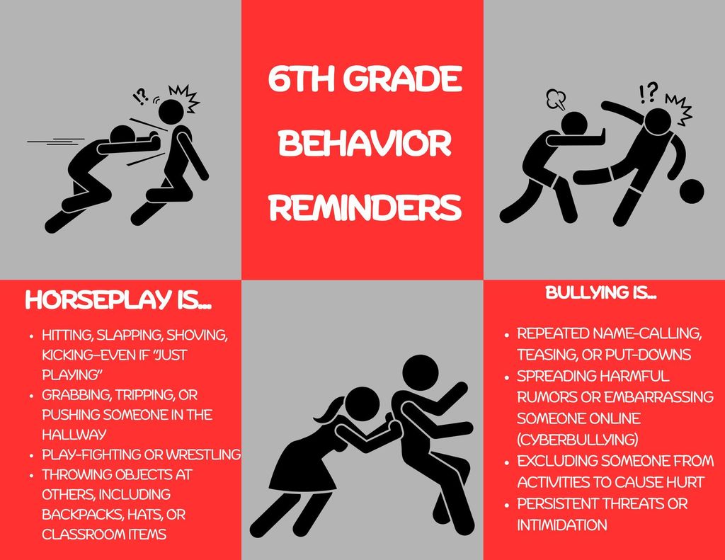 BehaviorRemindersGrade6
