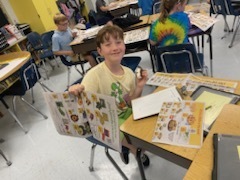 Student working on rounding to the nearest dollar