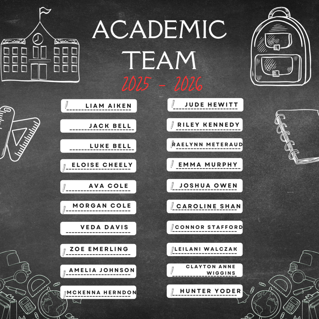 Academic Team Roster