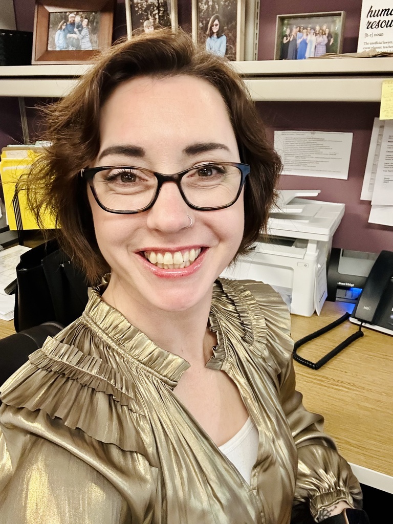 Smiling office professional