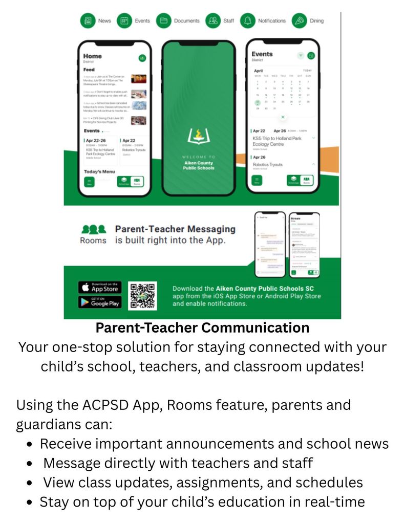 Information in text body - ACPSD App 