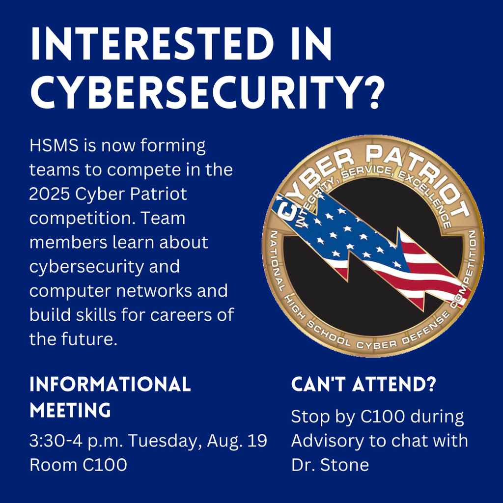 CyberPatriots 2025 meeting