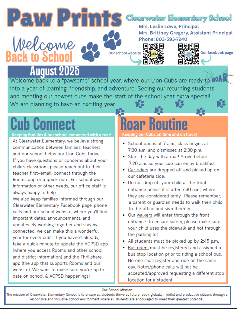 Paw Prints August 2025