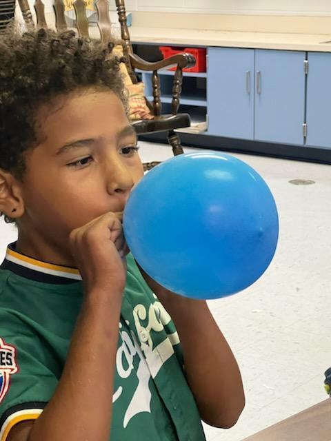 Students leanring about force and motion