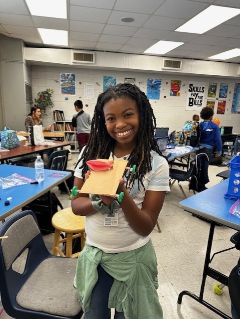 Our future engineers applied Newton's Laws of Motion by designing, building, and competing with balloon powered cars. Races started Thursday (8/14/25) and will continue Monday (8/18/25).