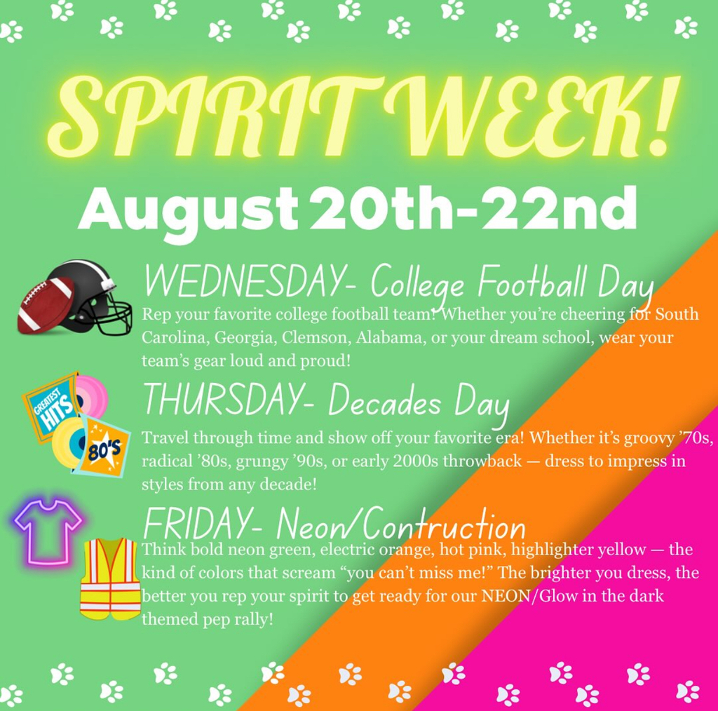 Mini Spirit Week