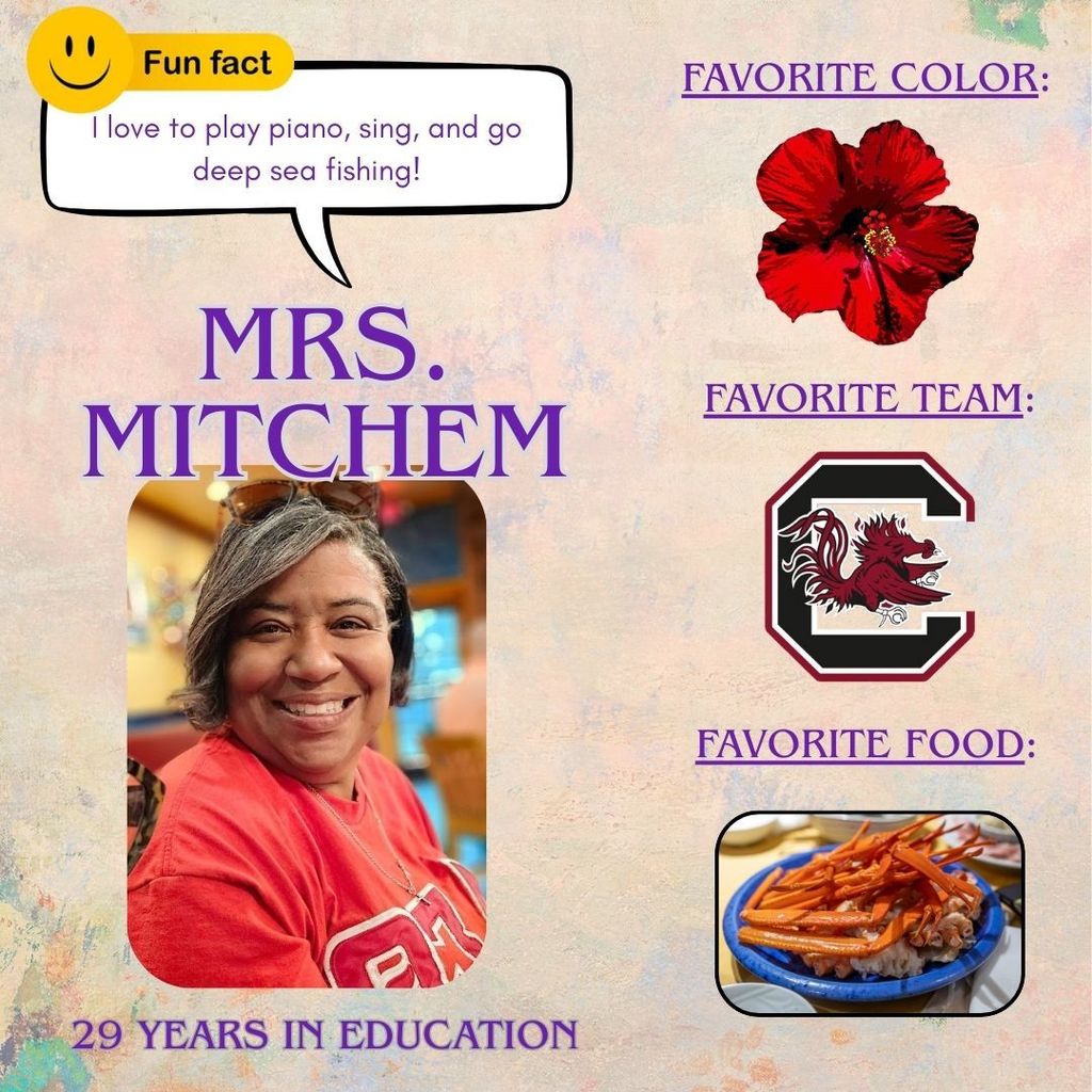 Get you know one of our amazing leaders, Mrs. Mitchem!