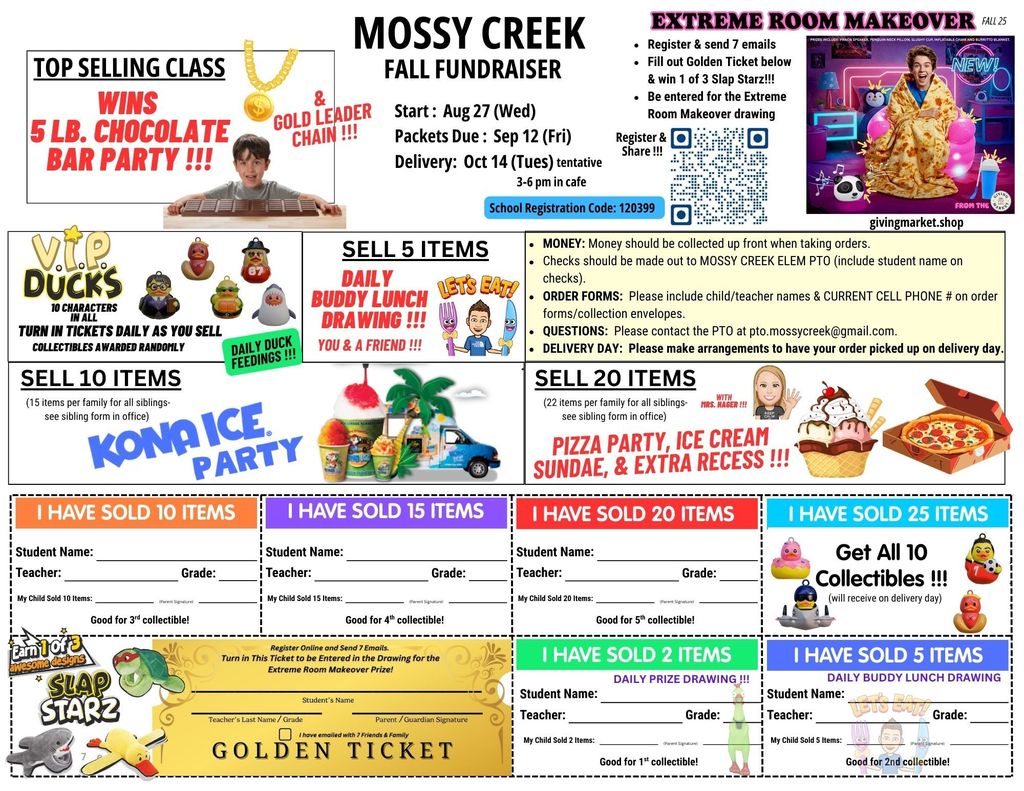 fall fundraiser flyer 