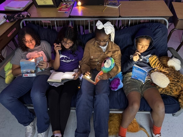 Reading by Flashlight