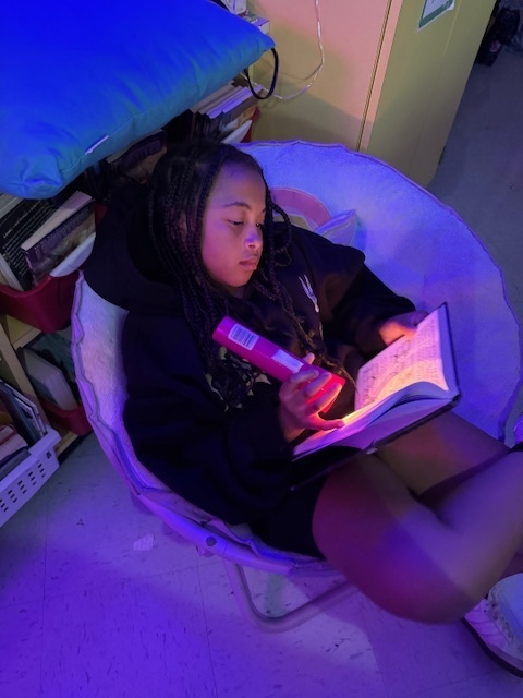 Reading by Flashlight