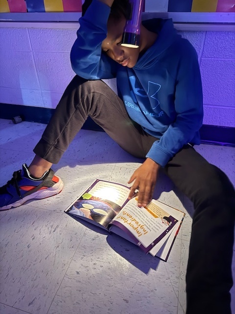 Reading by Flashlight
