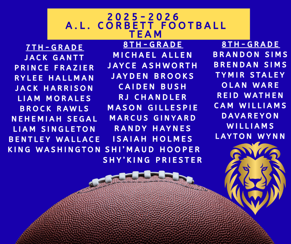 Flyer for 2025-2026 Football Team