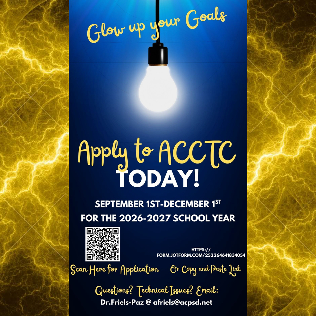 ACCTC Glow Up Your Goals Flyer