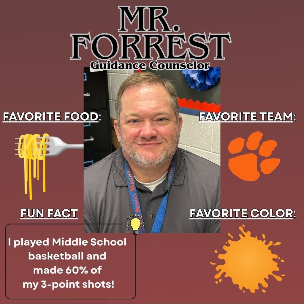 Mr. Forrest is a huge blessing to the students here at PK. We are lucky to have him!