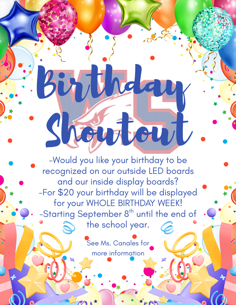 Birthday Shoutout flyer