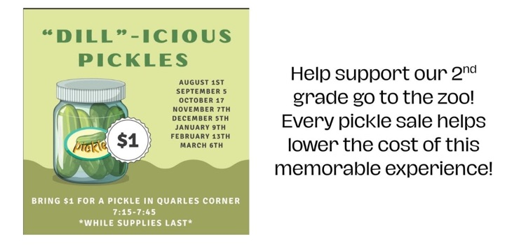 pickle sales 2nd grade