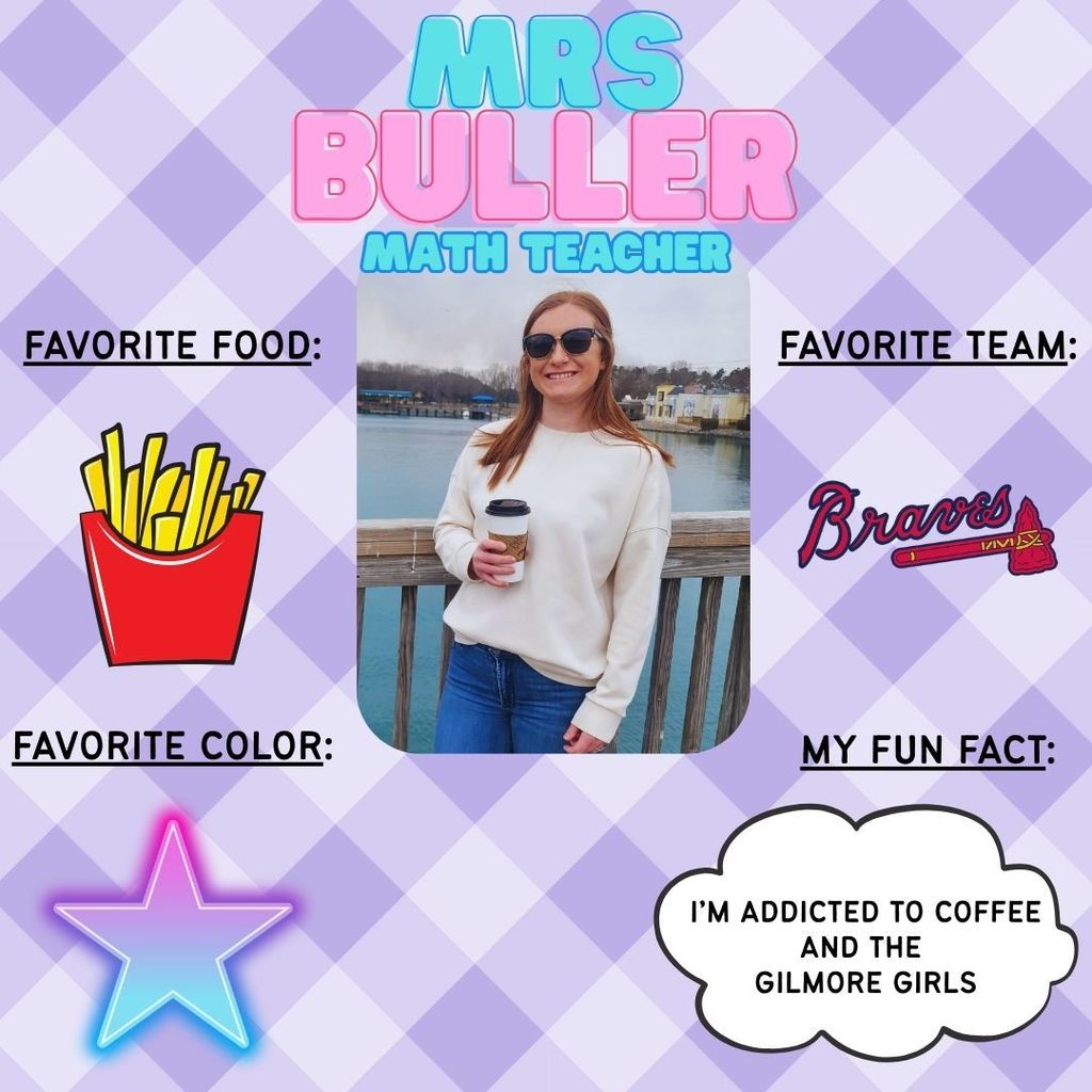 Mrs. Buller is one of PK's new teachers, and we are so glad she is here!
