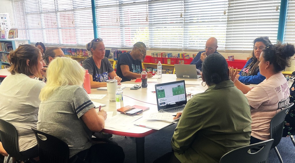 PTO members around the table at the Sept. 2025 meeting.