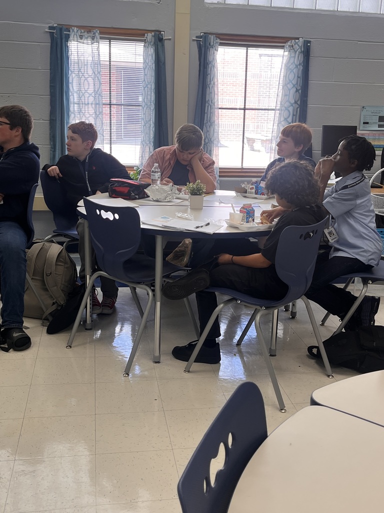 Students sitting attentively