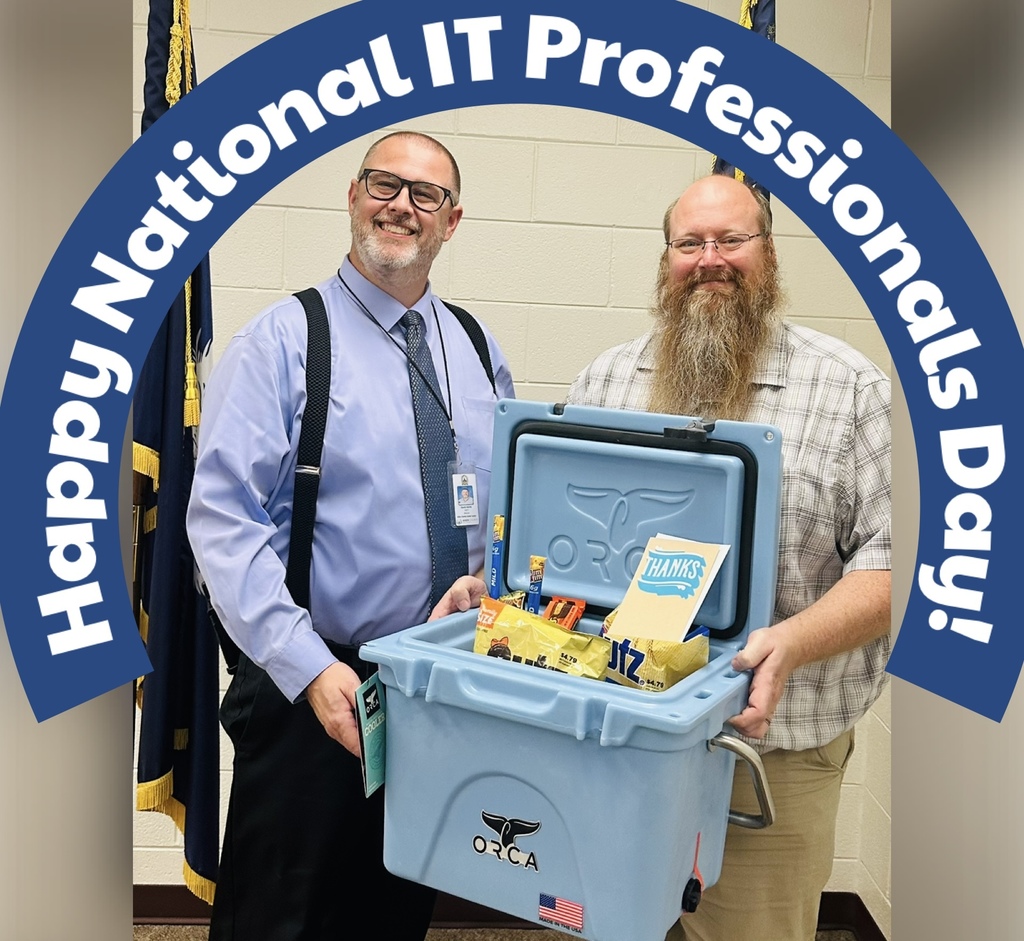Happy National IT Professionals Day photo with administrator and IT specialist pictured