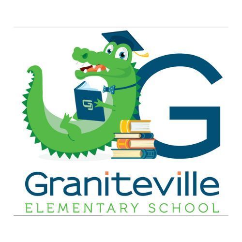 a green gator wearing a mortar board and reading a book