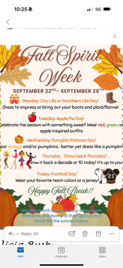 Fall Spirit Week 