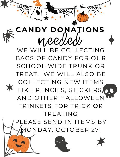 candy flyer for halloween 