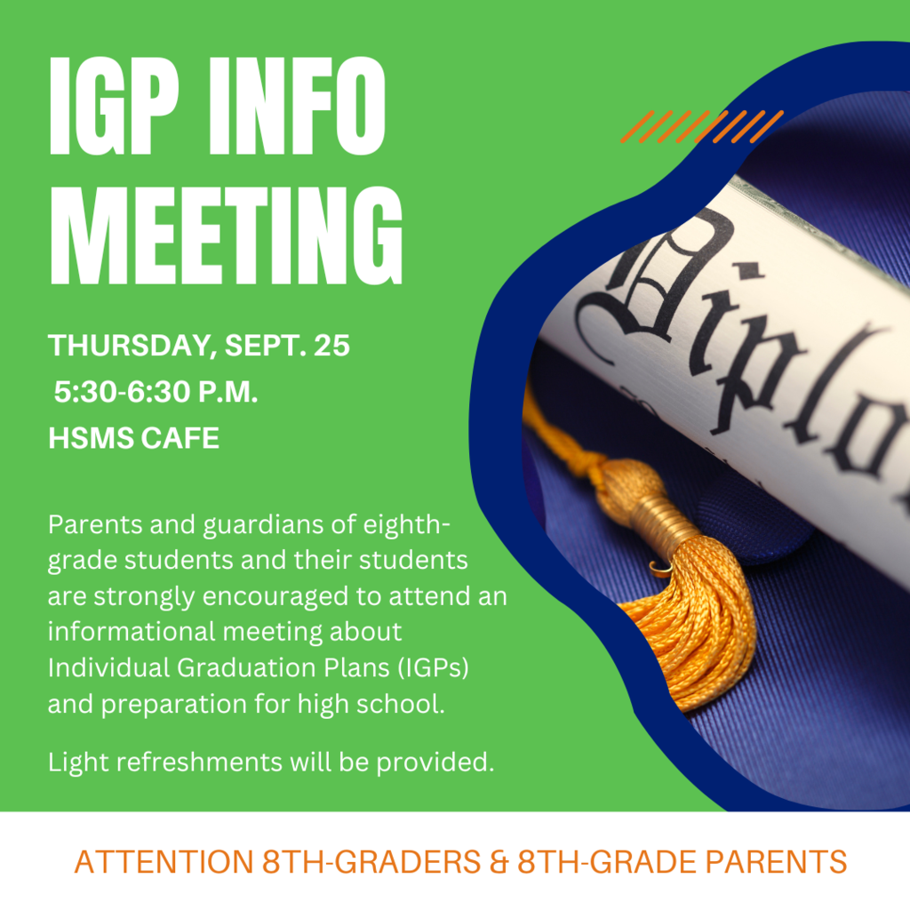 IGP Meeting is Sept 25