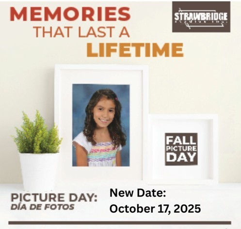 Rescheduled Date for Pictures October 17th