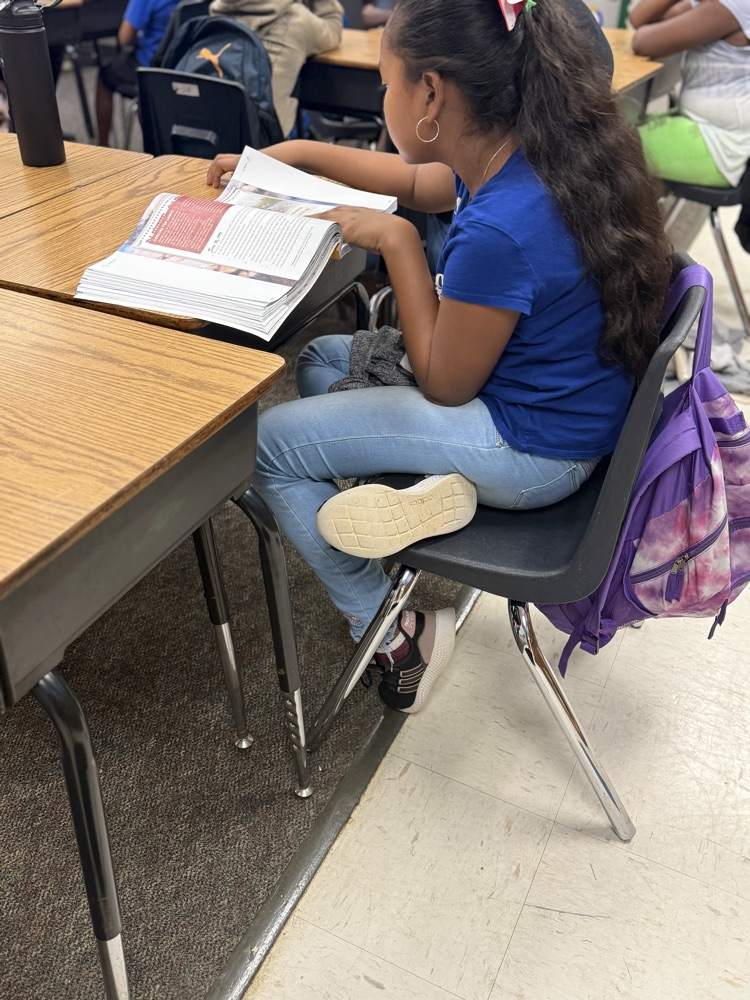 Ms. Amos’s fifth grade writing class