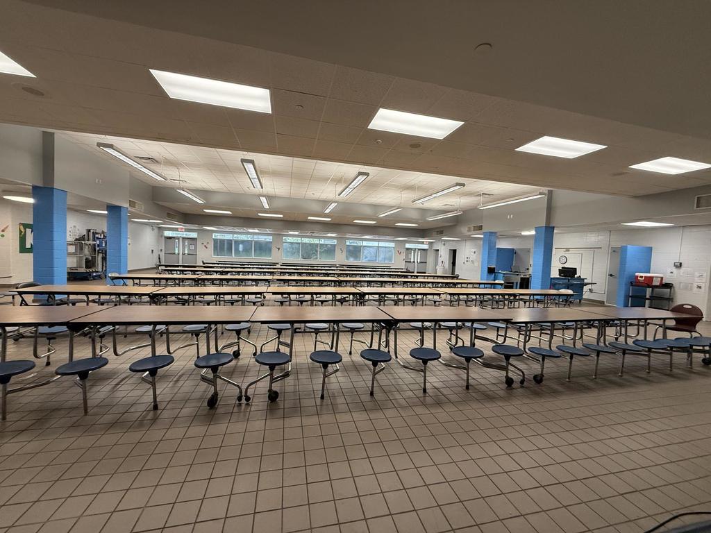 New paint in Cafeteria 