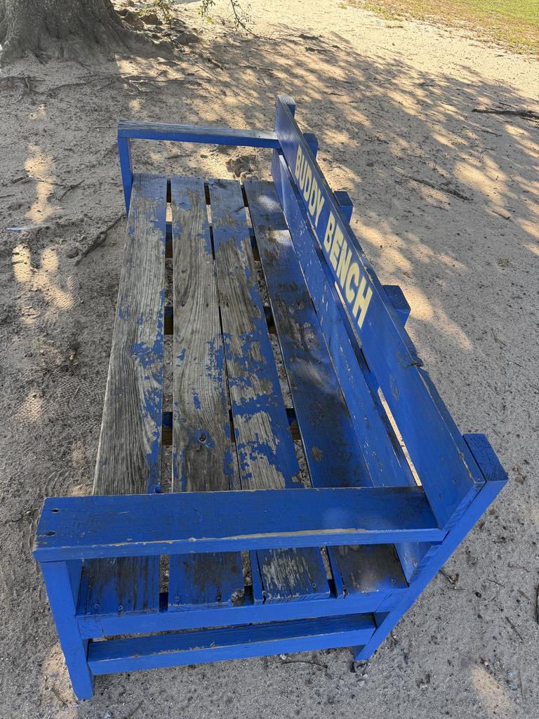 Worn Buddy Bench 