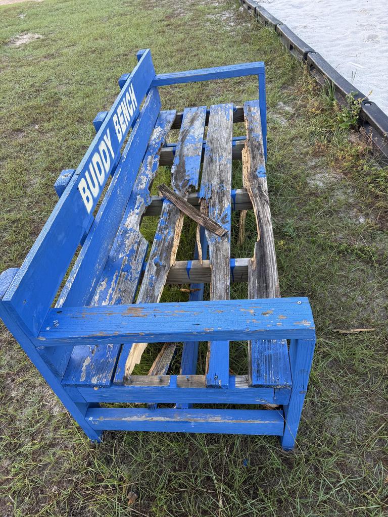 Worn Buddy Bench 