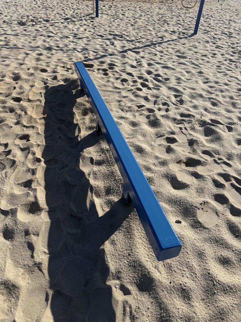 Newly Painted Playground equipment