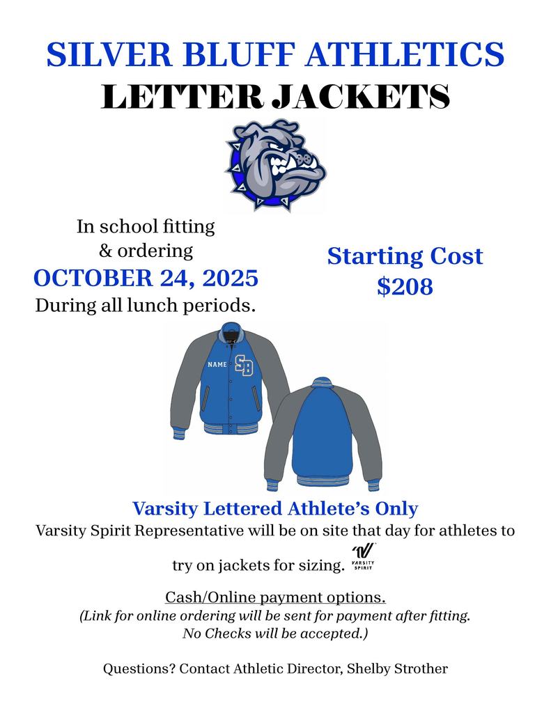 Silver Bluff Athletics Letter Jackets