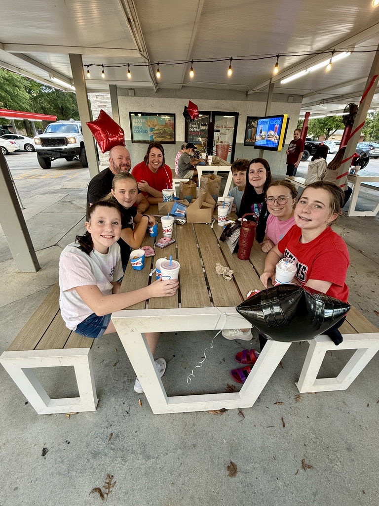 PTO members eating at Sonic.