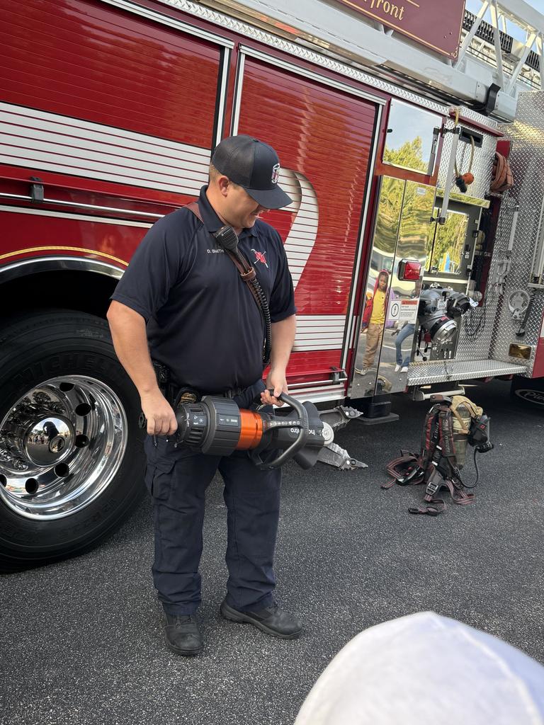 First Grade Students Learning about firetrucks