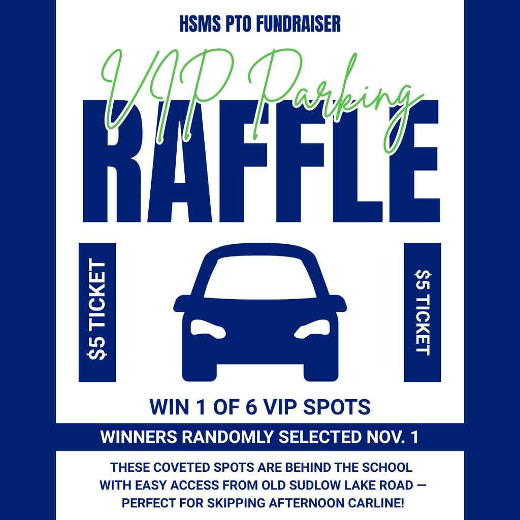 VIP Parking Raffle PTO