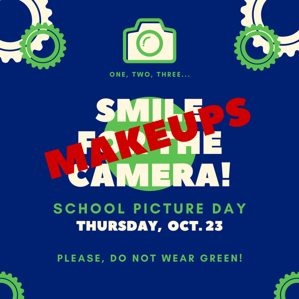Picture Day Makeups are Oct. 23