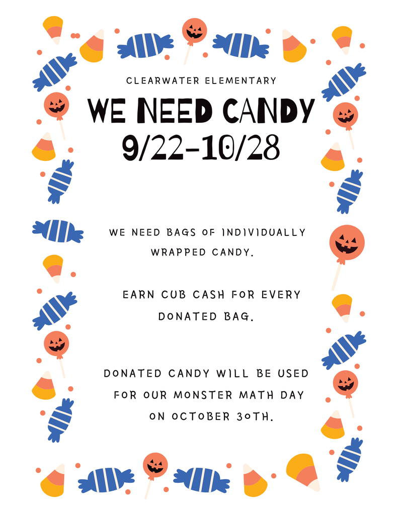 We Need Candy for Monster Math Day