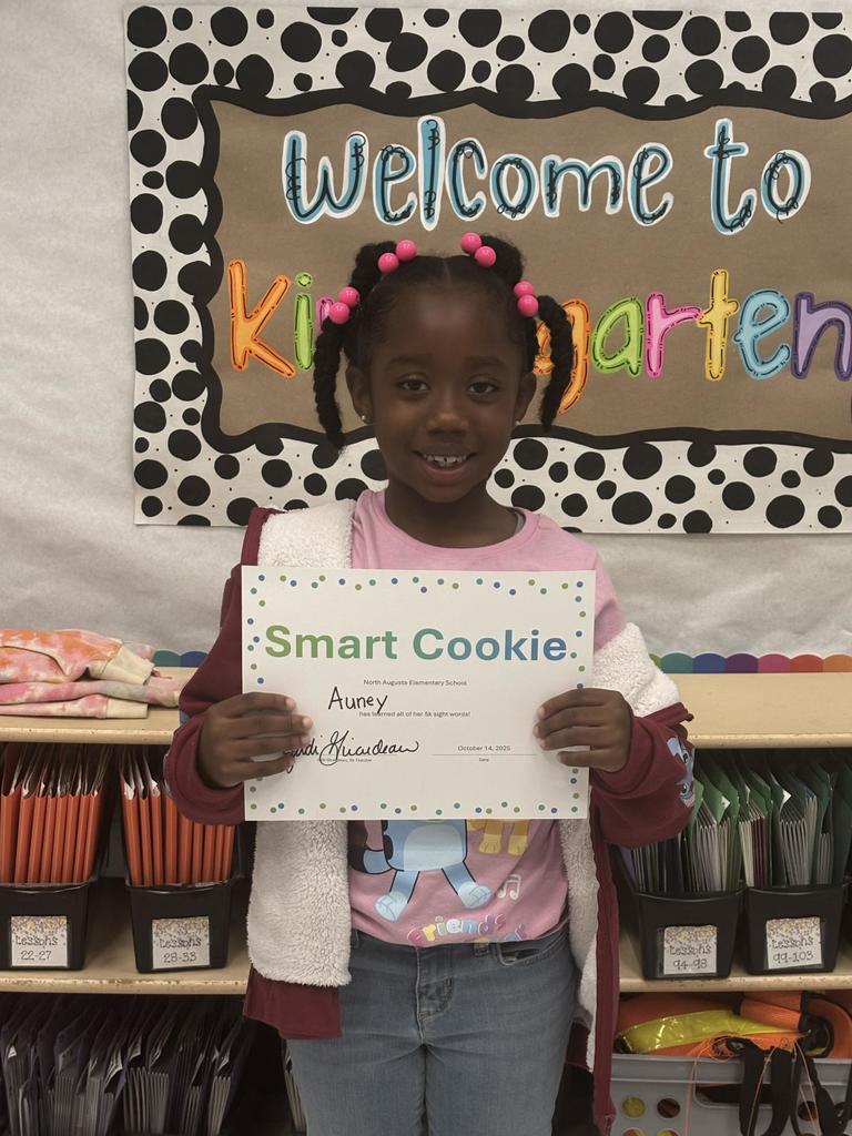 One Smart Cookie Award - Kindergartener know sight words