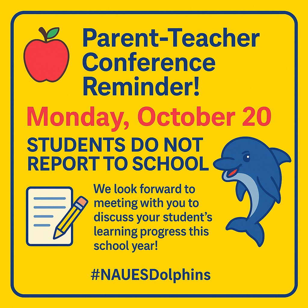 Parent Teacher Reminder for Monday, October 20, 2025