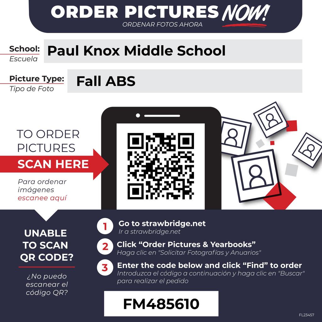 Picture day order QR code