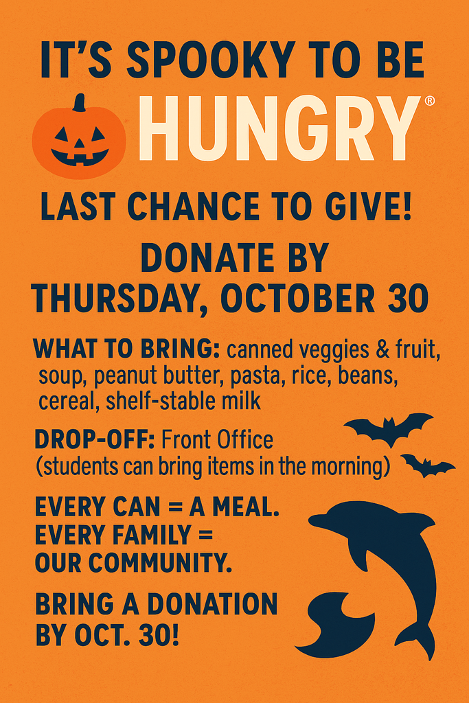 Spooky To Be Hungry Food Drive - Until Oct 30, 2025