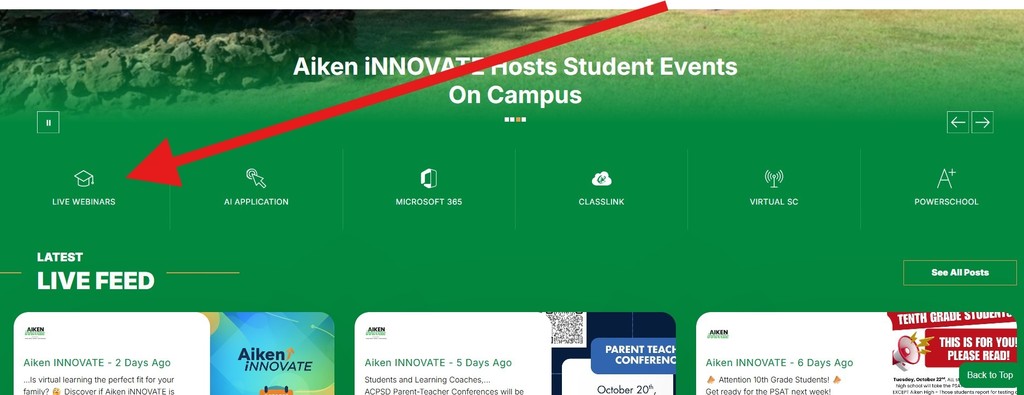 Thumbnail for Accessing Webinars.  